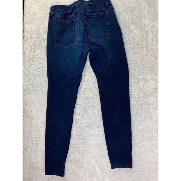 Loft Size 6 28 Womens Jeans Super Skinny Stretch Mid Rise Dark Wash - Picture 2 of 4